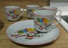 6004 J Golden Reuss Vintage Crown Christmas Santa Claus Set Of Excellent