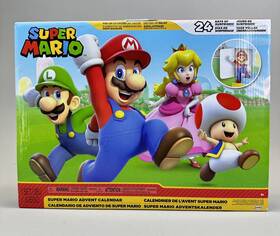 Jakks Pacific 192995422780 Nintendo Super Mario Pop-up Environment Advent Calendar 24 Surprises Christmas