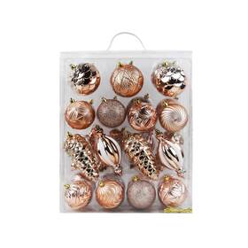 Jeco 810012842853 30pk Christmas Shatterproof Ornaments-multi