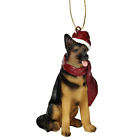Jh576320 Design Toscano German Shepherd Holiday Dog Ornament Sculpture 846092091683