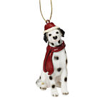 Jh576332 Design Toscano Dalmatian Holiday Dog Ornament Sculpture 846092091805