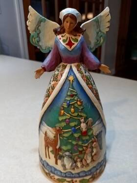 Jim Shore 045544118521 2007 Christmas For All Great And Small 11 Inch Tall Angel