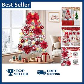 Ctr8034 Jinhua Yibai Crafts Co. Ltd. 2ft Pre-decorated Small Christmas Tree Table Top Trees With 30 Led