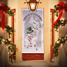 Joz7961478 Winter White Lace Snowman Curtain Window Door Panel Home Party