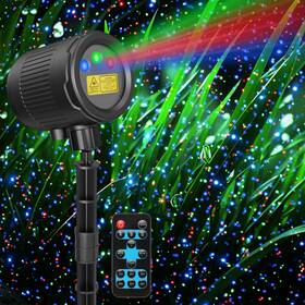 Jstpro 797725280533 Christmas Laser Lights Outdoor 3 Color Rgb Projector