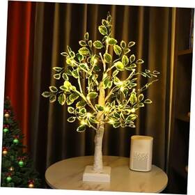 Bhly0322 Junyisheng Artificial Light Up Trees Decor Indoor 24 Led Small Christmas Lighted