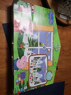 Just Play 010994109516 Peppa Pig Peppas Christmas Countdown Advent Calendar 24 Pieces 2022 Nib Q
