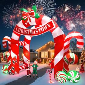 Xin-kalolary-026 Kalolary 13ft Christmas Inflatables Archway Outdoor Decorations Giant Xmas C