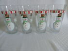 Kig Red And White Indonesia Snowman Design Glasses Tumblers Holiday