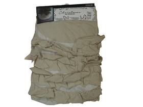 Kirkland 844223013511 New Christmas Tree Skirt Boho Bohemian Cream Farmhouse Chic Ruffle 48 Inch