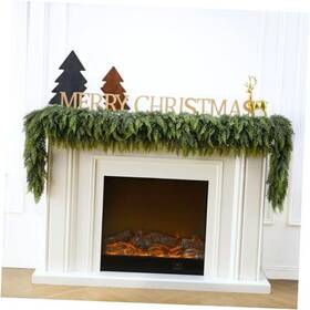 Dc-010 Kiwdy 6 Ft Christmas Cedar Garland Realistic Faux Pine Garlands Green Artificial