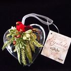 Kk267 Ganz Clear Glass Heart