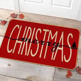 Xt-002 Korvita Christmas Door Mat Merry Floor Porch Decoration D
