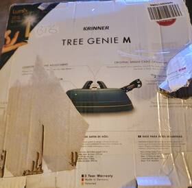 94710 Krinner Tree Genie M Christmas Stand With Foot Pedal Water Indicator