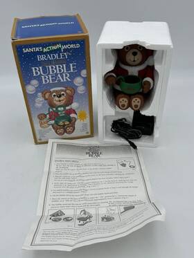 Kurt Adler 086131213274 Vintage Bradley The Christmas Bubble Bear Ornament 1994 Santas World