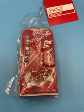 Kurt Adler 086131372216 Plastic Christmas Ornament Coca-cola Vintage Vending Machine
