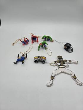 Kurt Adler 086131524226 Marvel Characters Power Rangers Monster Truck Christmas Ornaments