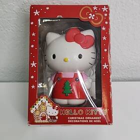 Kurt Adler 086131845116 Plastic Hello Kitty Sanrio Christmas Ornament 3.5in