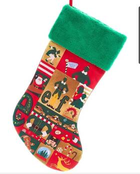 Ef7231 Kurt Adler Elf The Movie Christmas Stocking 19 Inch By New