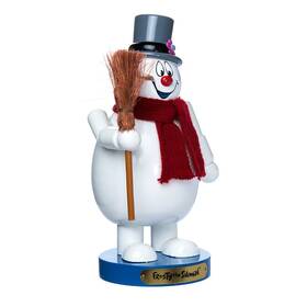 Ft6161l Kurt Adler Frosty The Snowman Wooden 10 Inch Christmas Nutcracker Decoration New