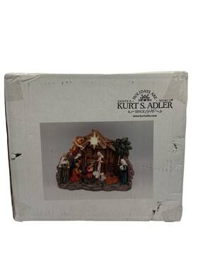N1046 Kurt Adler N1015 Christmas Resin Nativity Scene