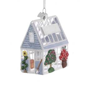 Kurt Adler Nb0840 Noble Gems Greenhouse Glass Christmas Tree Ornament New