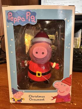 Zmpa2022 Kurt Adler Peppa Pig Christmas Ornament 2023 In Box