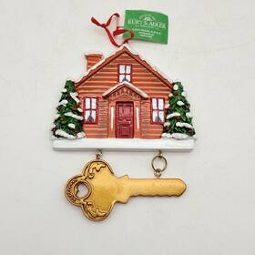 W8474 Kurt Alder Adler Home With Hanging Key Christmas Ornament