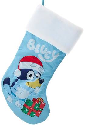 Kurt S Adler 086131604959 Bluey With Presents Christmas Stocking 19 Inch New
