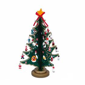 J3040 Kurt S. Adler Advent Calendar Christmas Tree With 24 12in Multicolored