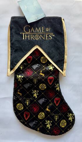 Ztigo7141 Kurt S. Adler Game Of Thrones 17 Inch Christmas Stocking Hbo 2015 New
