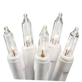 2455-22rdib L & H Union Co Ltd 2455-22rdib/pb Clear 35 Count Christmas String Lights On White Wire Cord Ul Light