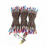 L1503fb3-mu Lucky Star Lights Led Red White And Blue Ft Brown