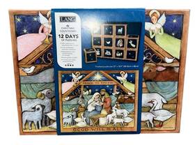 Lang By Susan Winget 726225126942 Christmas Countdown 12 Days Of Puzzling Good Will To All