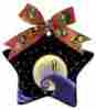 Lbh-19 Loganbost Nigh Are Before Christmas Unique Fashion Star Shape Porcelain Ornament