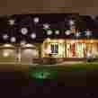 Le-501320 Crazyfire Projectable Led Night Light White Snowflakes Projection And