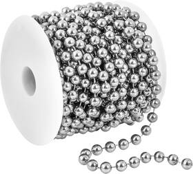 Lecpeting 712288038742 32.8 Feet Christmas Bead Garland Xmas Artificial Pearls Silver