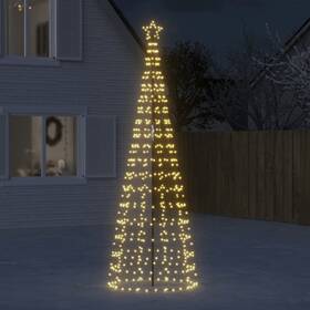 118.1 Led Christmas Tree Warm White Dark Green Copper Iron 721012042568 In
