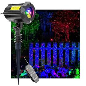 Ledmall 743724201307 Christmas Laser Projector Lights Outdoor Motion Firefly Red Green And Blue