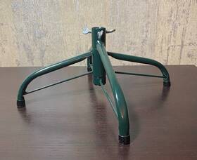 Lee Display 810037836332 8.5 Inch Green Metal Tree Base Stands Artificial Christmas Trees Folding Legs
