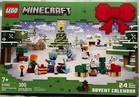 21280 Lego 2025 Exclusive Minecraft Advent Calendar 24 Gifts Christmas