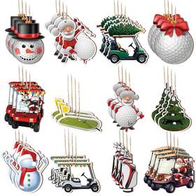 Koo-leinuosen-2021 Leinuosen 36 Pack Golf Cart Christmas Ornaments Decorations Bulk Ball Multi Color