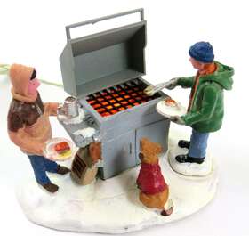 04234 Lemax Christmas Valley Winterdorf Model - Inch Grillinft And Chillin