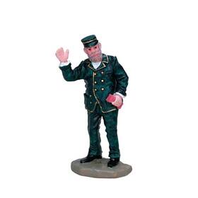 72424 Lemax Christmas Village The Conductor - Black
