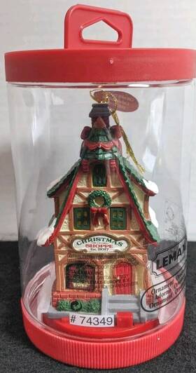 74349 Lemax Christmas Village Shoppe Tree Ornament #74349 2017 Retired Limited Edition