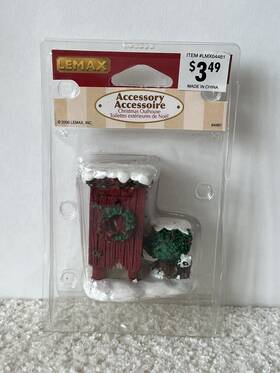 64481 Lemax - Plymouth Corners Accessory Christmas Outhouse Sku#64481