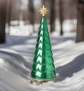 Lenox 194372022866 Radiant Light-up Christmas Tree Holiday Decoration Nib
