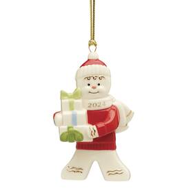 895762 Lenox 194372029216 2024 Gingerbread Man Ornament Christmas