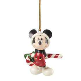 895791 Lenox 194372029490 2024 Mickey With Candy Cane Ornament Christmas
