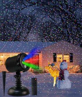 X-33p Leyoyo Christmas Projector Lights Outdoor 3 Color Laser Light Waterproof